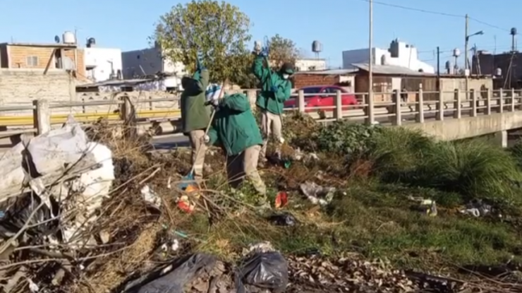 Intensifican labores de sostenimiento de espacio público